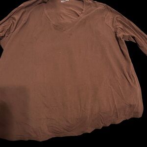 Women’s long sleeve brown T-Shirt